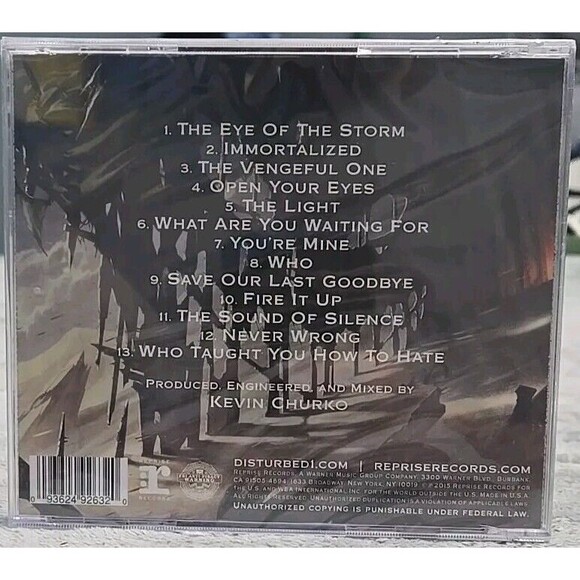 Disturbed : Immortalized CD (2015) New & Sealed, Flaw Read - Picture 2 of 2